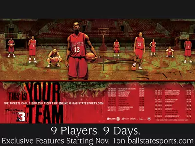 9 Players, 9 Days Men's Basketball Features Start Nov. 1