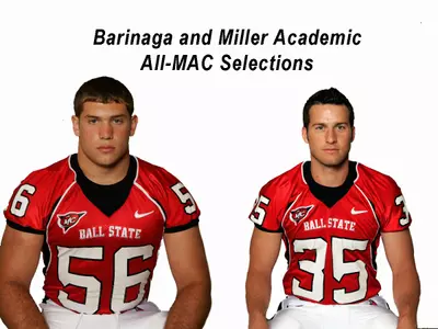 Barinaga and Miller Named Academic All-MAC