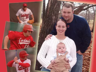 Baseball Cap One Of Many Hats Worn By BSU's Stoeklen