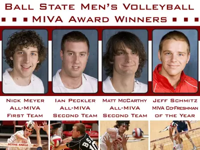 Four Men?s Volleyball Players Honored By MIVA Coaches