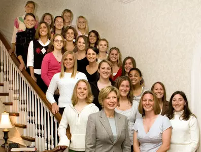 Soccer Celebrates MAC Championship With President Gora