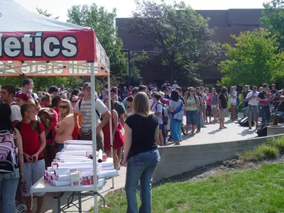Thousands Attend Student Pep Rally Tuesday