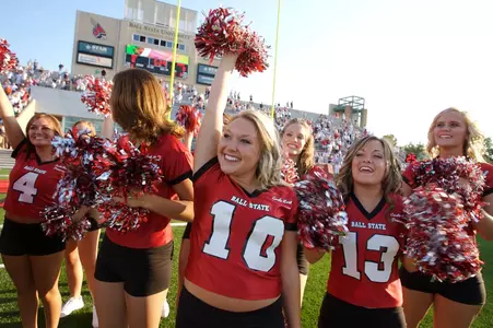 Kristen Sirk at Ball State's 2007 Football Season Opener