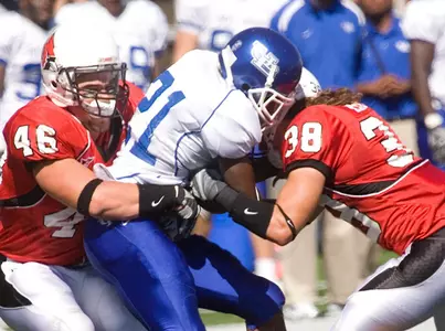 Football Rolls Past Buffalo, 49-14