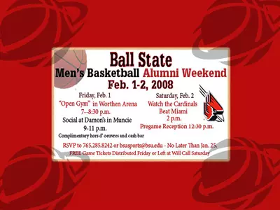 Men's Basketball Alumni Weekend -- Feb. 1-2, 2008