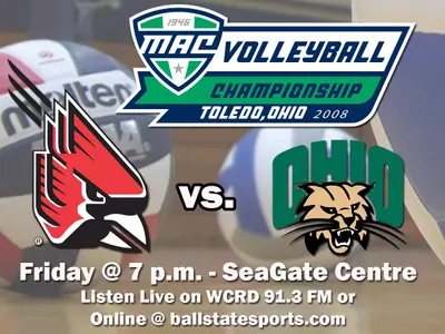 Volleyball To Battle Ohio Friday