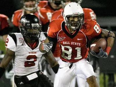 Football Team at Miami University Tuesday for ESPN2 Game