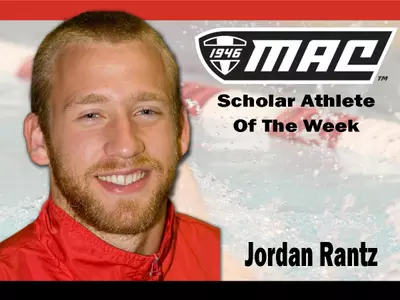 Jordan Rantz Named MAC Scholar Athlete Of The Week