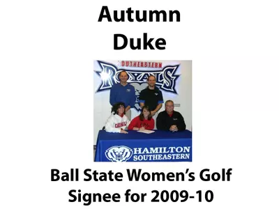 Autumn Duke Signs with Ball State Women's Golf Team
