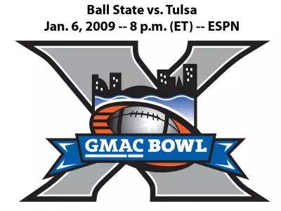 Football Team to Play Tulsa in GMAC Bowl Tuesday