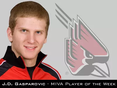 J.D. Gasparovic Named MIVA Player of the Week