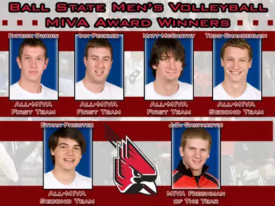 Six Men?s Volleyball Players Honored By The MIVA