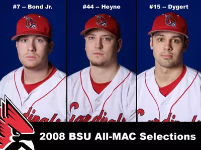 Three Cardinals Named To All-MAC Baseball Teams