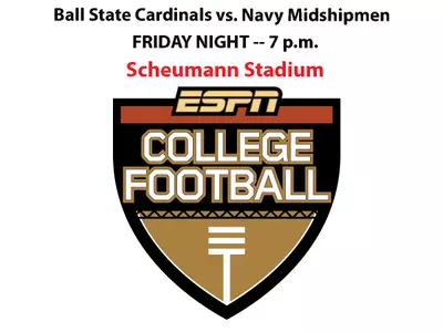 Football Team Hosts Navy Friday in ESPN Game