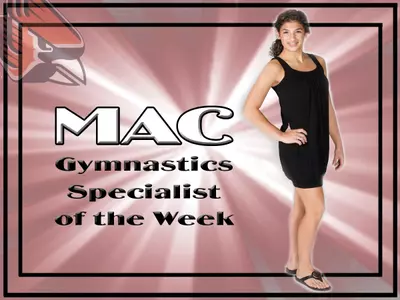 Nichole Sleeper Named MAC Gymnastics Specialist of the Week