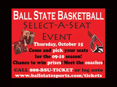Select-A-Seat Event Scheduled for Thursday