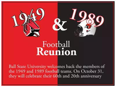 Reunions Set for 1949 and 1989 Football Teams
