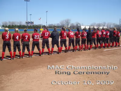 Softball Team Presented Championship Rings