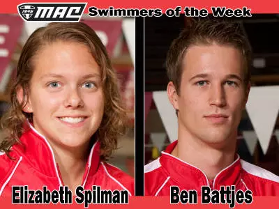 Swimming & Diving Sweeps MAC Weekly Awards