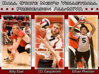 Men?s Volleyball Places Three On Preseason All-MIVA Team