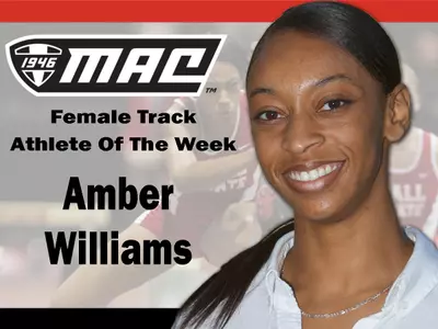 Williams Earns Second MAC Track Athlete Of The Week Honor