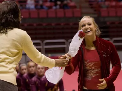 Gymnastics Team at Eastern Michigan Sunday