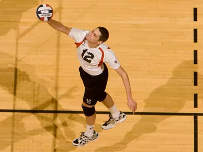 No. 13 Men?s Volleyball Defeats Rutgers-Newark