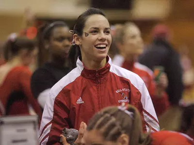 Gymnasts Tally Record High Team Score at Illinois State