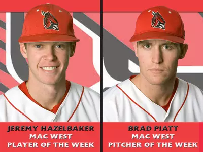 Baseball Sweeps MAC West Weekly Honors