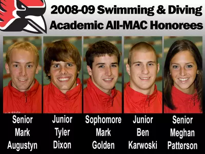 Swimming & Diving Places Five On Academic All-MAC Squad