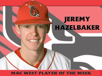 Hazelbaker Named MAC West Player of the Week