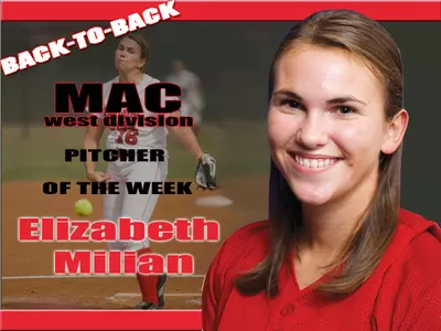 Softball?s Milian Earns Back-To-Back MAC Pitcher of the Week Award