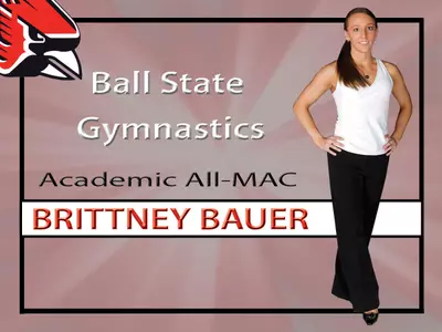 Bauer Named to Gymnastics Academic All-MAC Team
