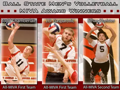 Men?s Volleyball Places Three On All-MIVA List