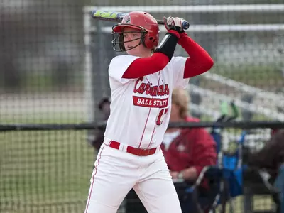 Softball Team Wins Season Opener; Suffers Loss in Game Two