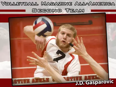 Gasparovic Named To Volleyball Magazine All-America Second Team