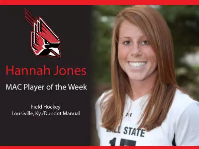 Field Hockey's Jones Selected As Player Of The Week