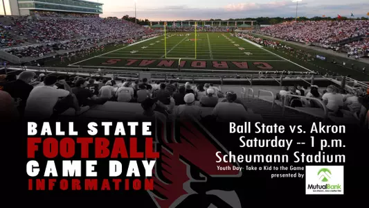 Football Team Hosting Akron Saturday at 1 p.m.