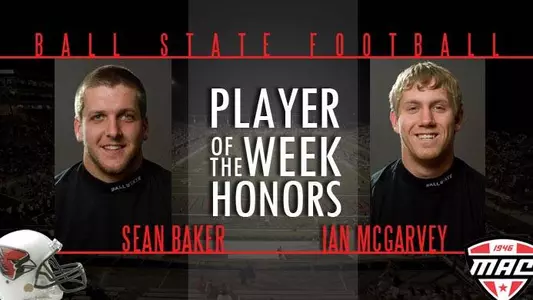 Baker and McGarvey Earn MAC Weekly Honors