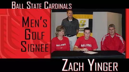 Men's Golf Inks Zach Yinger