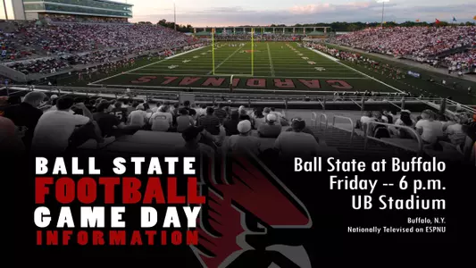 Football at Buffalo Friday on National Television