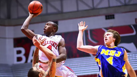 Men's Hoops Tops Mount St. Joseph, 95-43