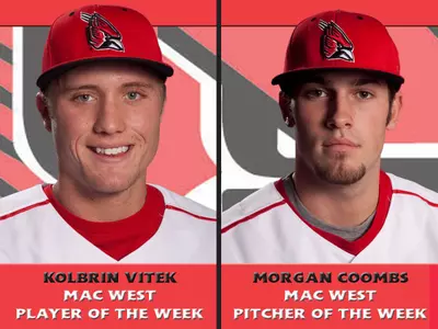 Vitek And Coombs Sweep MAC West Weekly Baseball Awards