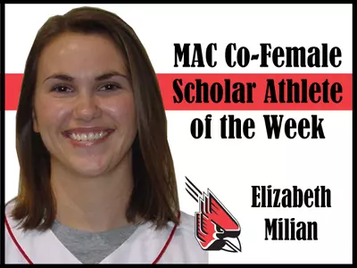 Milian Named MAC Co-Female Scholar Athlete of the Week