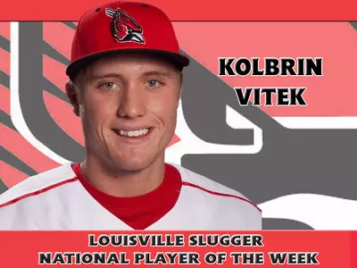 Vitek Named Louisville Slugger National Player Of The Week