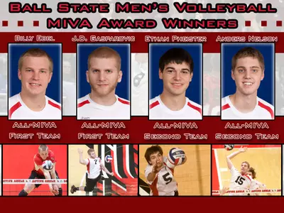 Men?s Volleyball Places Four On All-MIVA Squads