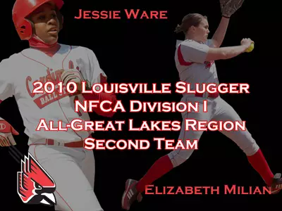 Softball's Milian And Ware Named To All-Great Lakes Region Team