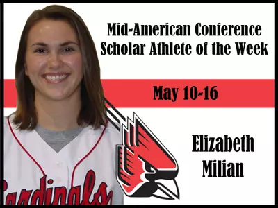 Softball's Milian Named MAC Female Scholar Athlete Of The Week