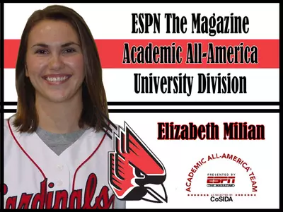 Softball?s Milian Named To Academic All-America Third Team