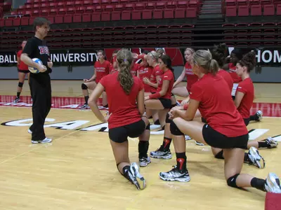 Women's Volleyball Opens 2010 Fall Practice